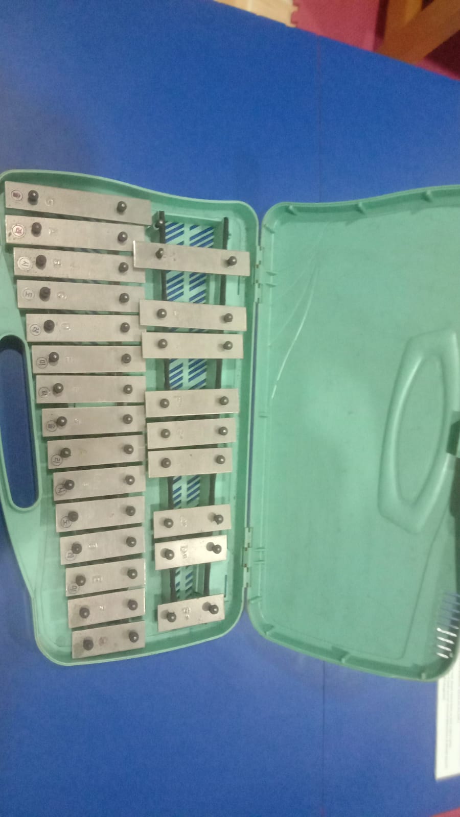 Xylophone besar hijau Alat peraga / permainan